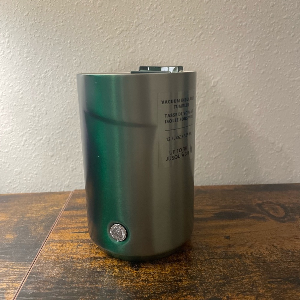 Green Stainless Steel Tumbler